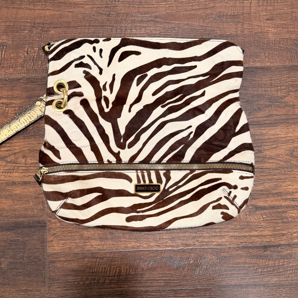 Jimmy Choo Ponyhair Clutch Bag - Picture 2 of 9